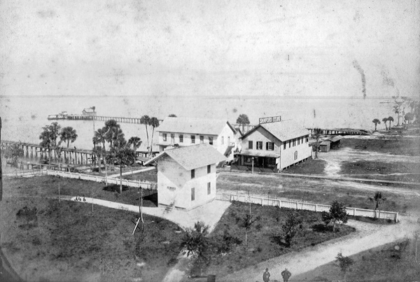 of the waterfront at Sanford, Florida, 1882.