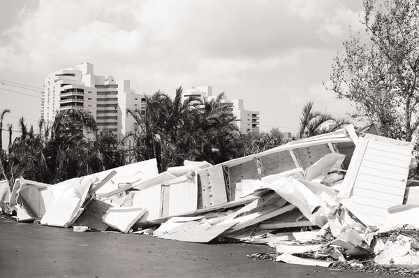 Damage caused by Hurricane Irma in 2017. Reprinted from Marco Island by Austin J. Bell, Kaitlin Romey, and the Marco Island Historical Society (pg. 95, Arcadia Publishing, 2018).