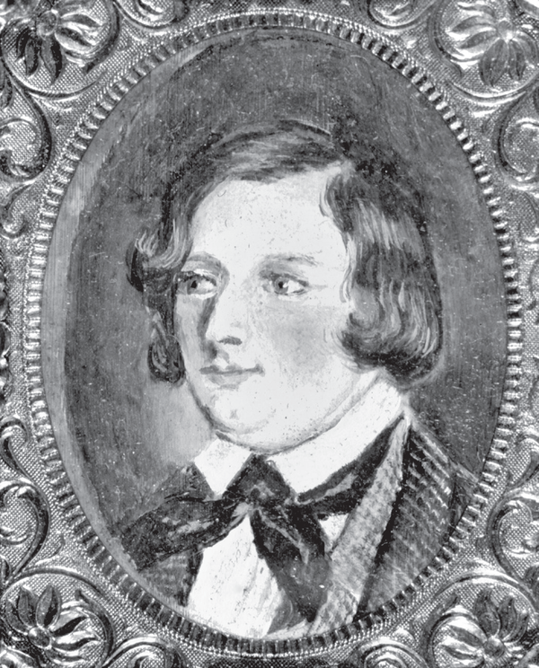 A portrait of Longfellow from 1815, when he was roughly eight years old. Reprinted from <a data-cke-saved-href='/Products/9781626194991' href='/Products/9781626194991'>Henry Wadsworth Longfellow in Portland: The Fireside Poet of Maine</a> by John William Babin and Allan M. Levinsky, courtesy of the Collections of Maine Historical Society (pg. 30, The History Press, 2015). A portrait of Longfellow from 1815, when he was roughly eight years old.