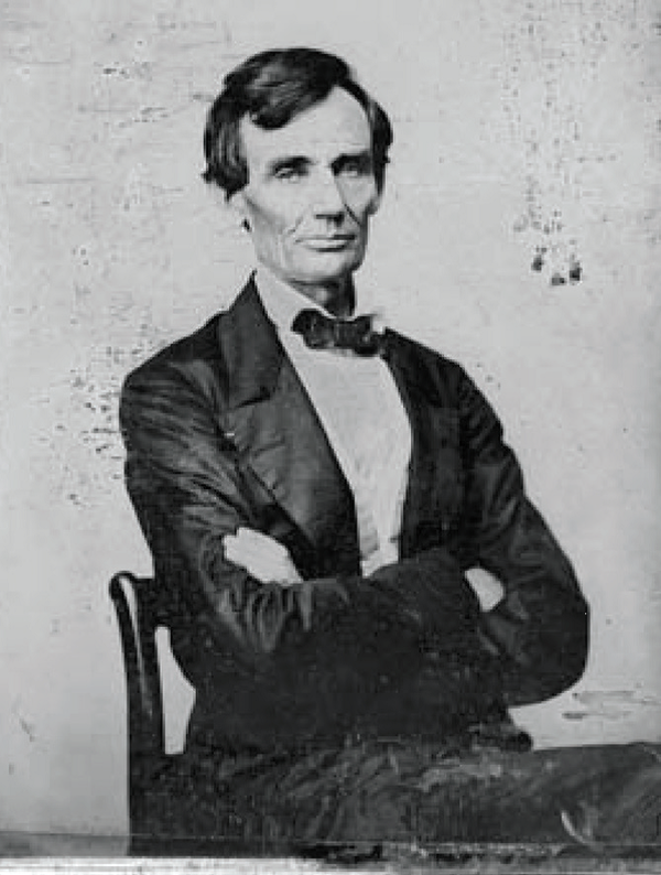 President Abraham Lincoln. Reprinted from <a data-cke-saved-href='/Products/9781626199514' href='/Products/9781626199514'>Lincoln’s Springfield Neighborhood</a> by Bonnie E. Paull and Richard E. Hart, courtesy of the Abraham Lincoln Presidential Library & Museum (The History Press, 2015). President Abraham Lincoln.