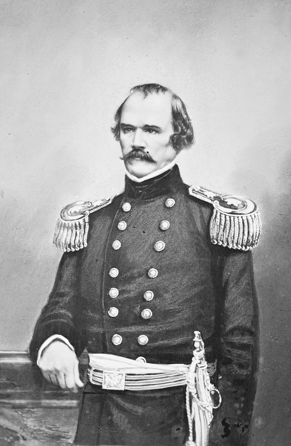 Confederate General Albert Sidney Johnston. Reprinted from <a data-cke-saved-href='/Products/9780738591353' href='/Products/9780738591353'>Shiloh National Military Park</a> by Brian K. McCutchen and Timothy B. Smith, courtesy of the Library of Congress (pg. 15, Arcadia Publishing, 2012). Confederate general Albert Sidney Johnston.
