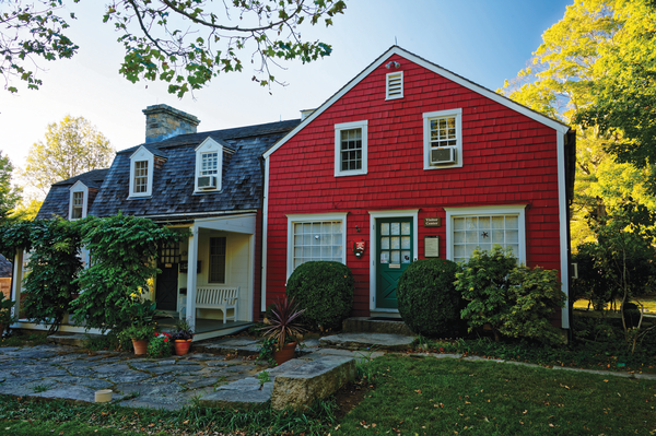 The Burlingham house. Reprinted from <a data-cke-saved-href='/Products/9781467103046' href='/Products/9781467103046'>Weir Farm National Historic Site</a> by Xiomáro (pg. 12, Arcadia Publishing, 2019). The Burlingham house.