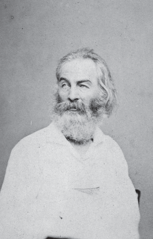 Poet and author Walt Whitman. Reprinted from <a data-cke-saved-href='/Products/9781626199736' href='/Products/9781626199736'>Walt Whitman in Washington, D.C.: The Civil War and America's Great Poet</a> by Garrett Peck, courtesy of the Library of Congress (pg. 28, The History Press, 2015). Poet and author Walt Whitman.