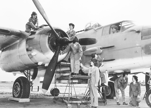 During WWII, women worked in several mechanical roles, and took over the majority of jobs left vacant by men fighting overseas.