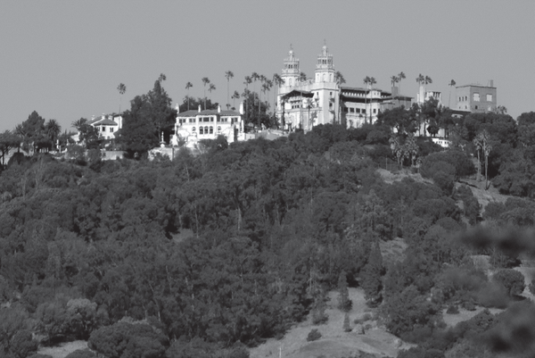 A view of Hearst Castle on the “Enchanted Hill.”