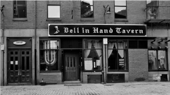 The Bell in Hand Tavern dates back to 1795. Reprinted from Boston Beer: A History of Brewing in the Hub by Norman Miller courtesy of Sara Withee (The History Press, 2014).